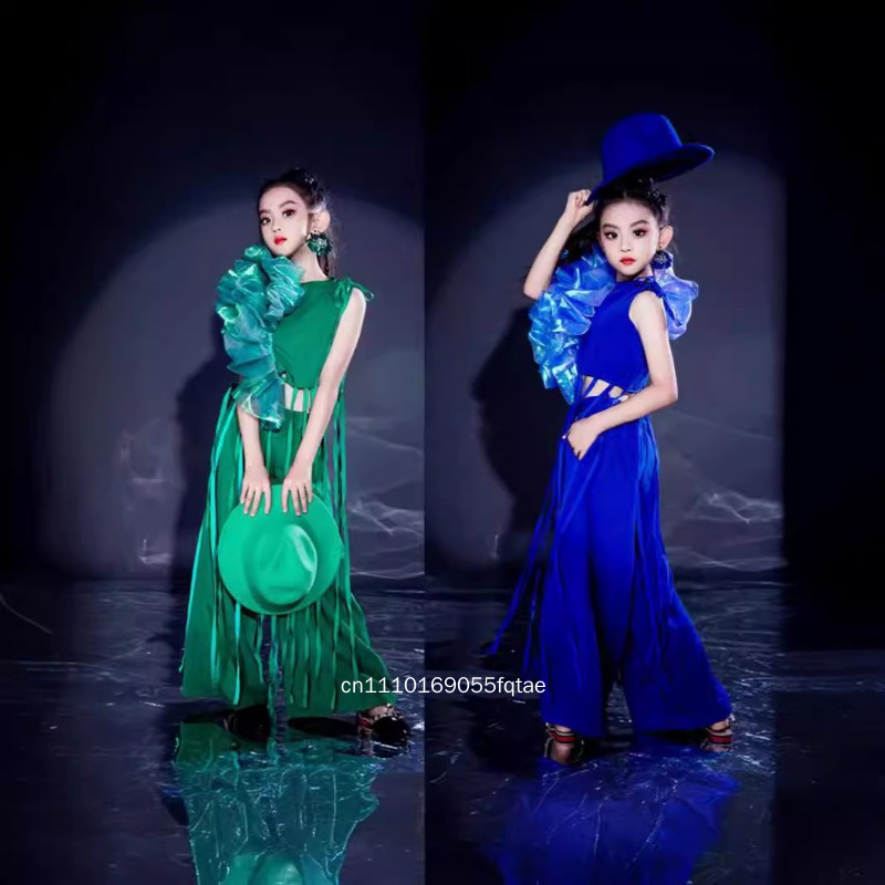 Ethnic Fashion Runway - Novo Conjunto de Calças Azul Royal