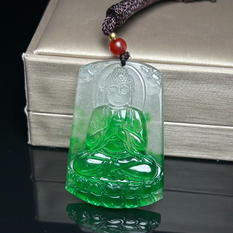 Ethnic Fashion Brands - Pingente de Jade de Gelo de