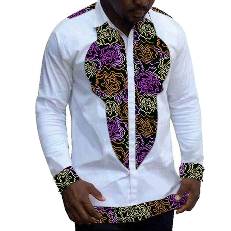 Moda nigeriana camisas masculi - Dashiki Shirt Men avaliação e preço