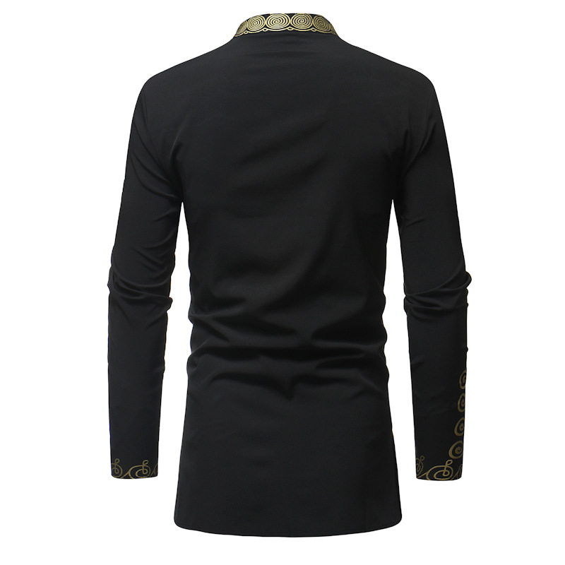 Camisa africana dashiki manga  - Dashiki Shirt Men avaliação e preço