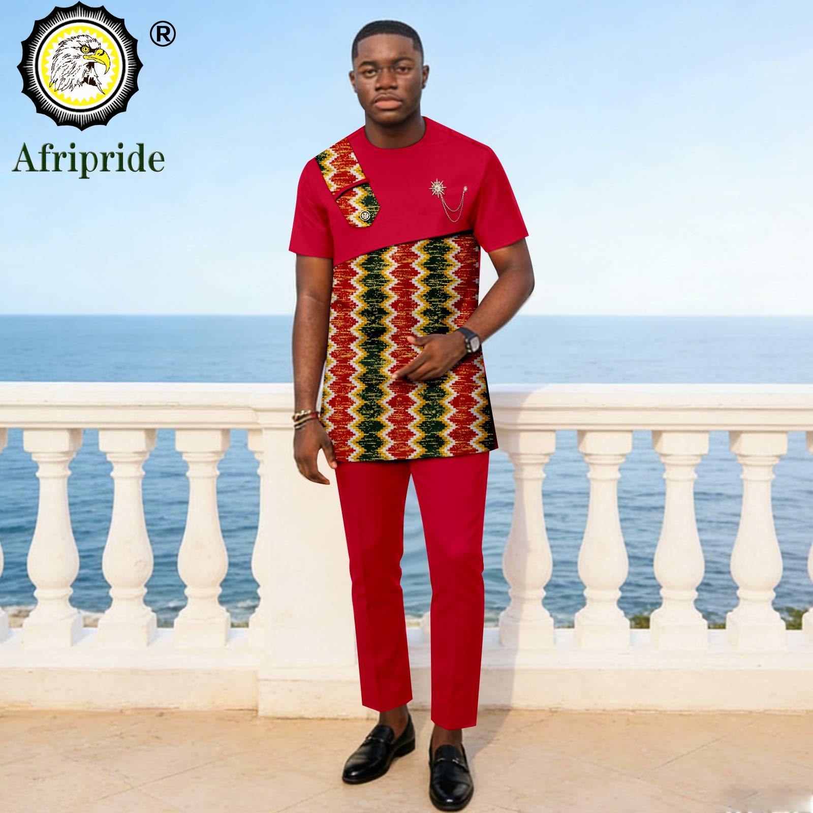 Conjuntos Africanos para Homen - Dashiki Shirt Men avaliação e preço