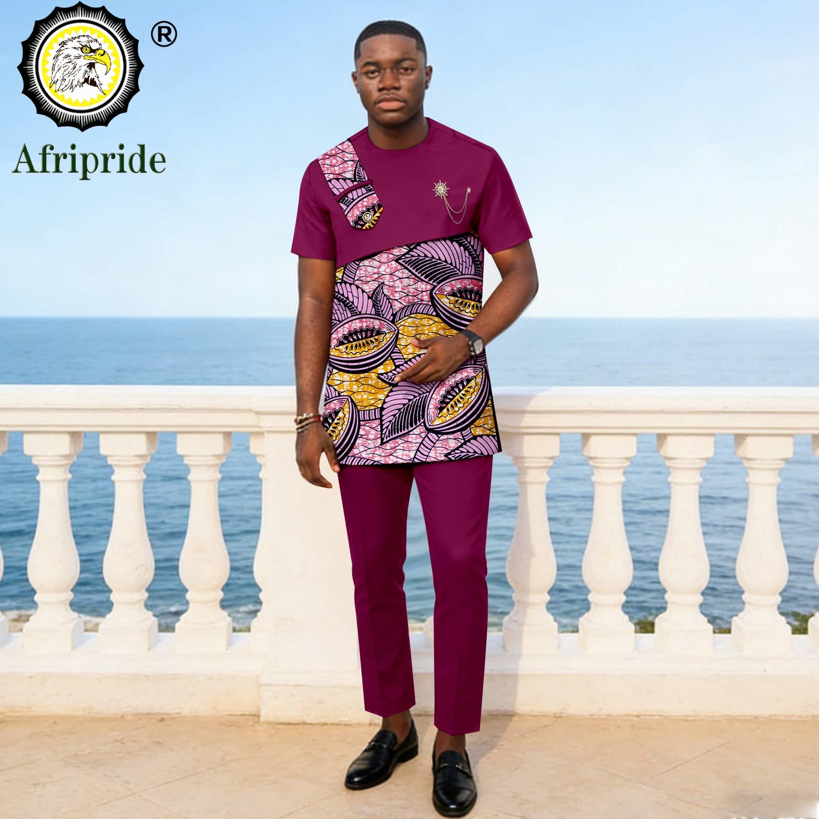 Conjuntos Africanos para Homen - Dashiki Shirt Men avaliação e preço