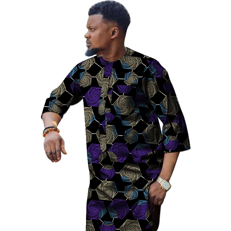 Nigeriana Moda Masculina Camis - Dashiki Shirt Men avaliação e preço