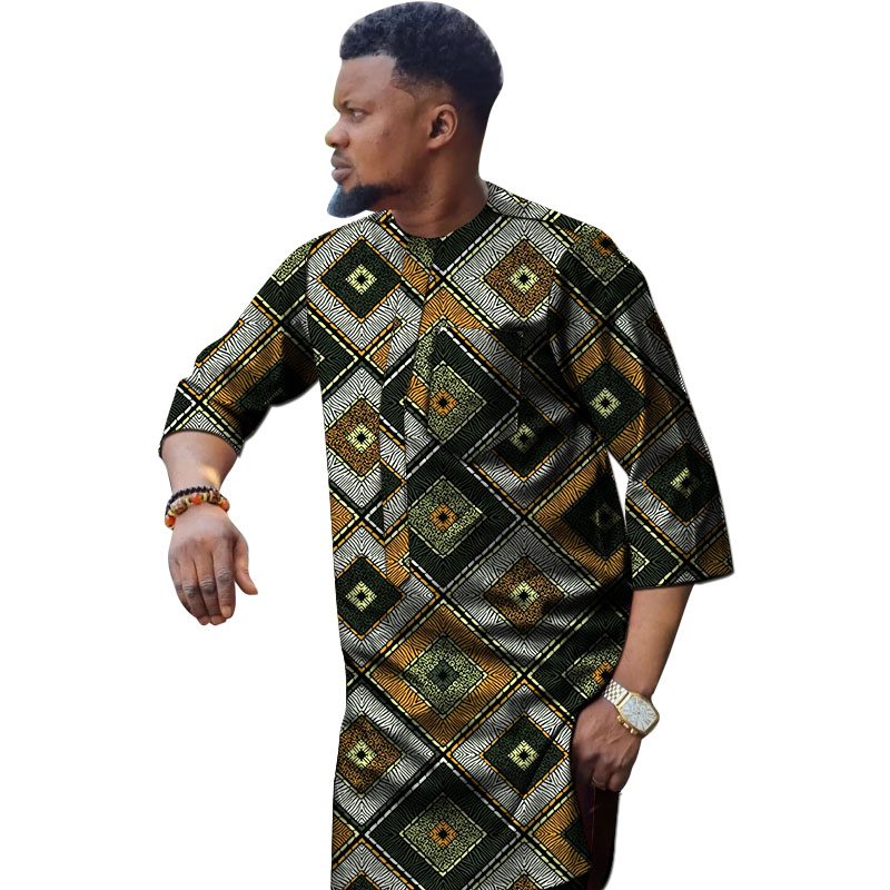 Nigeriana Moda Masculina Camis - Dashiki Shirt Men avaliação e preço