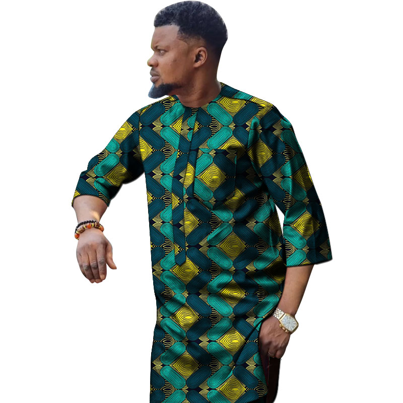 Nigeriana Moda Masculina Camis - Dashiki Shirt Men avaliação e preço