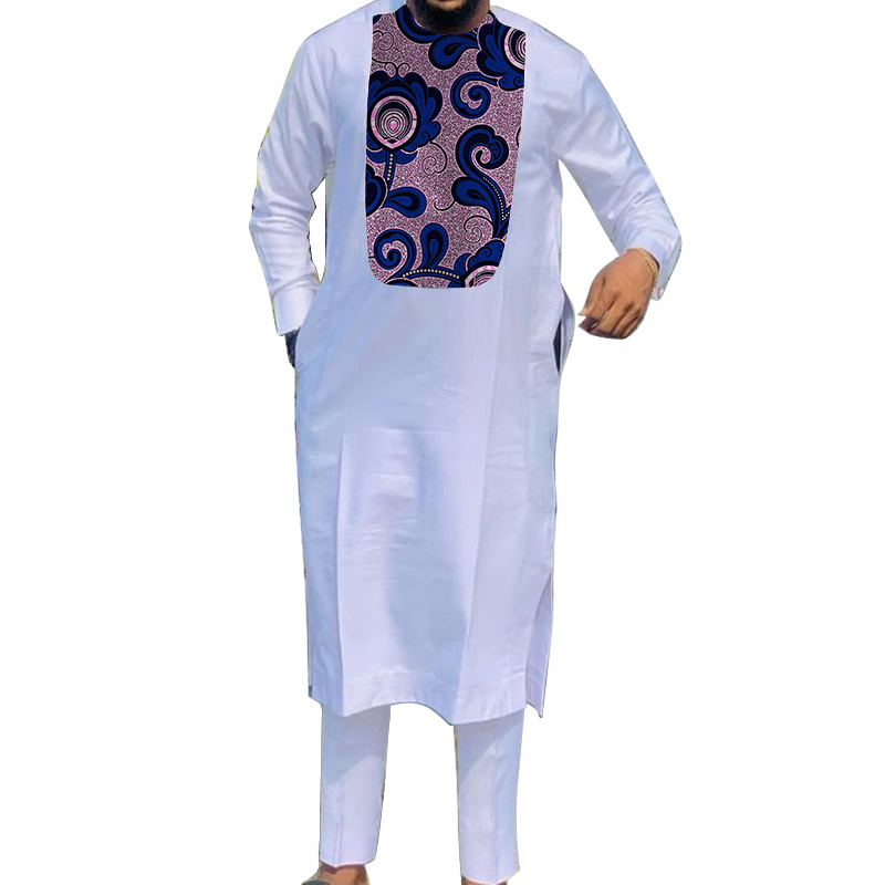 Africano Muçulmano Robe Conjun - Dashiki Shirt Men avaliação e preço