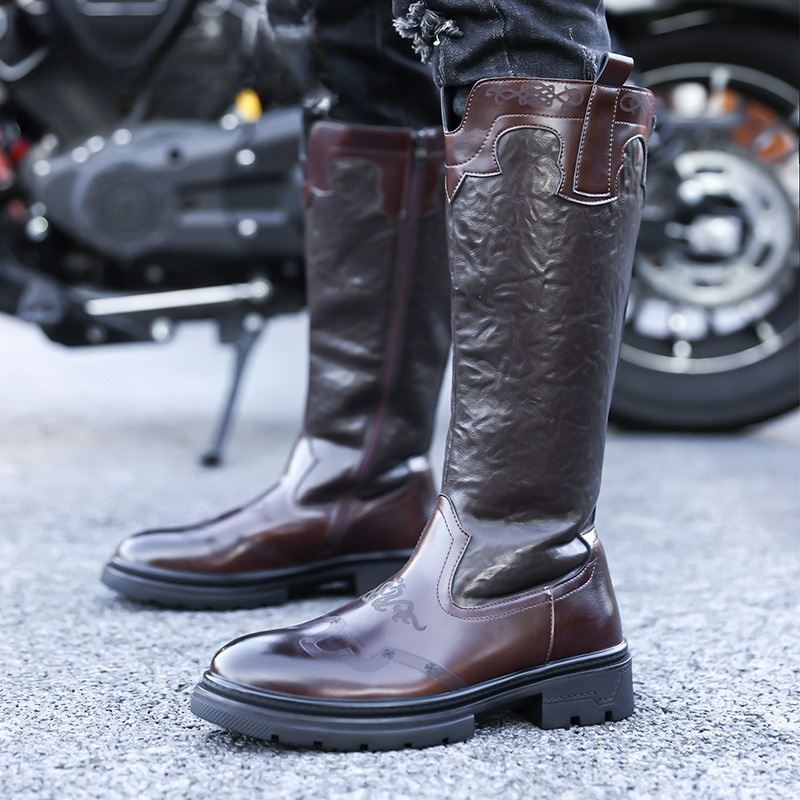 Botas masculinas de cano médio - The Ethnic Fashion avaliação e preço