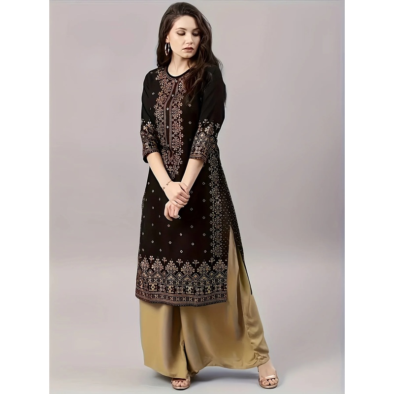 Conjunto de Roupas Casuais Fem - Ethnic Style Dresses avaliação e preço