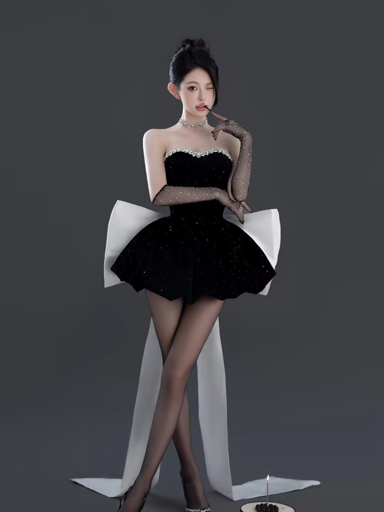 Traje Elegante Preto para Foto - Ethnic Fashion Studio avaliação e preço