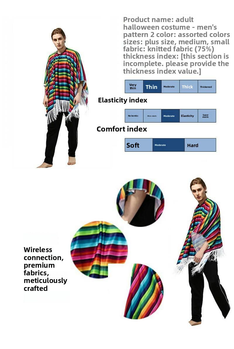 Capa de Halloween para Adultos - Ethnic Fashion Brands avaliação e preço