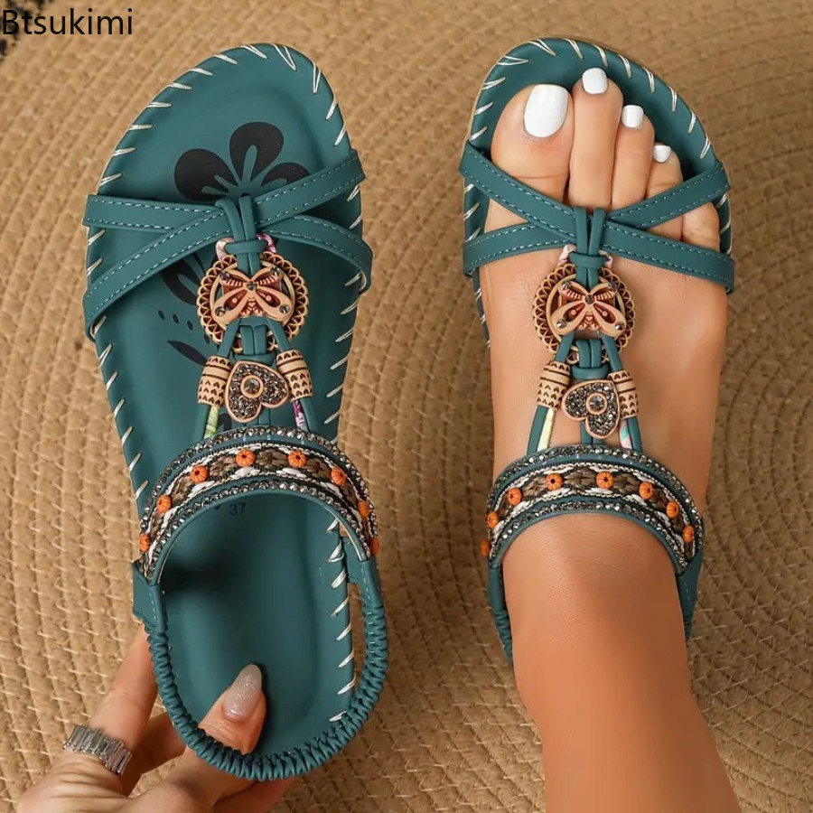 Sandálias Boêmias Femininas pa - The Ethnic Fashion avaliação e preço