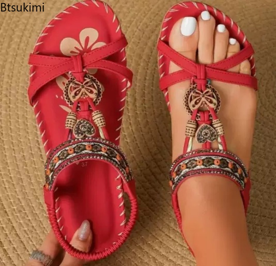 Sandálias Boêmias Femininas pa - The Ethnic Fashion avaliação e preço