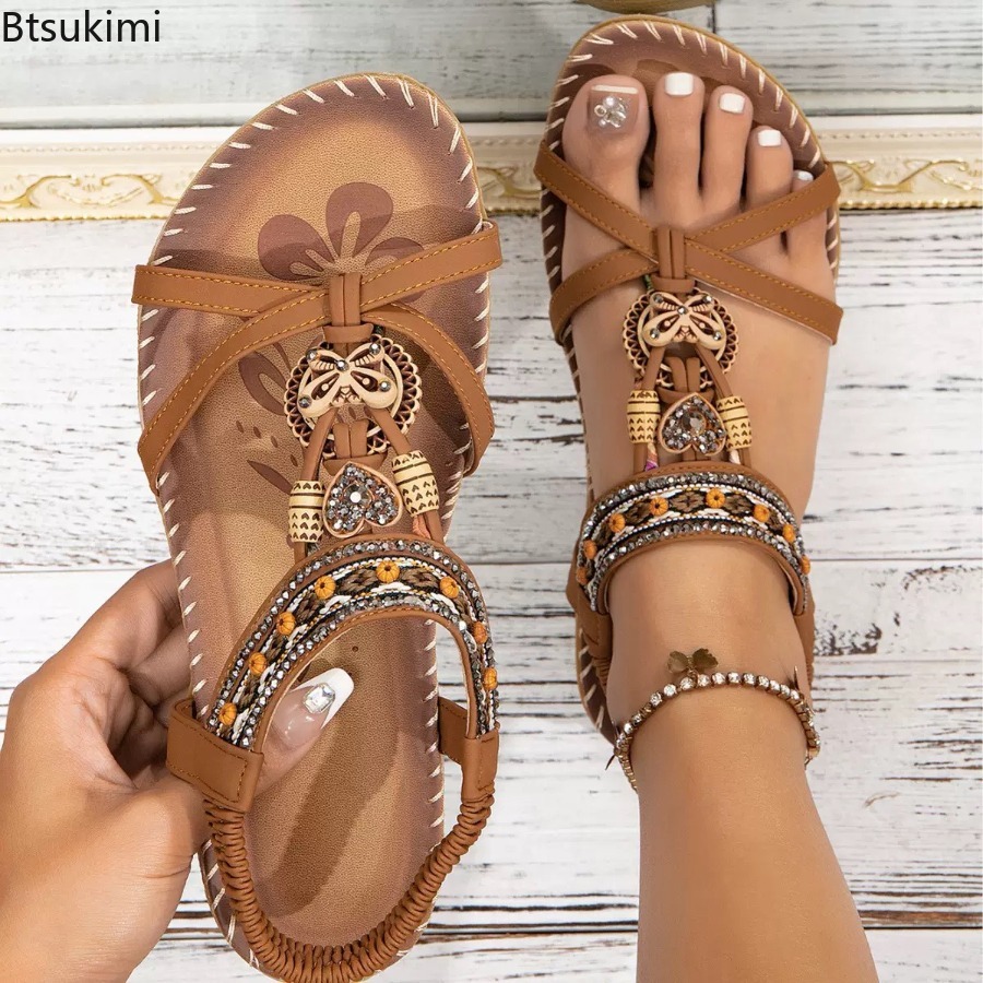 Sandálias Boêmias Femininas pa - The Ethnic Fashion avaliação e preço