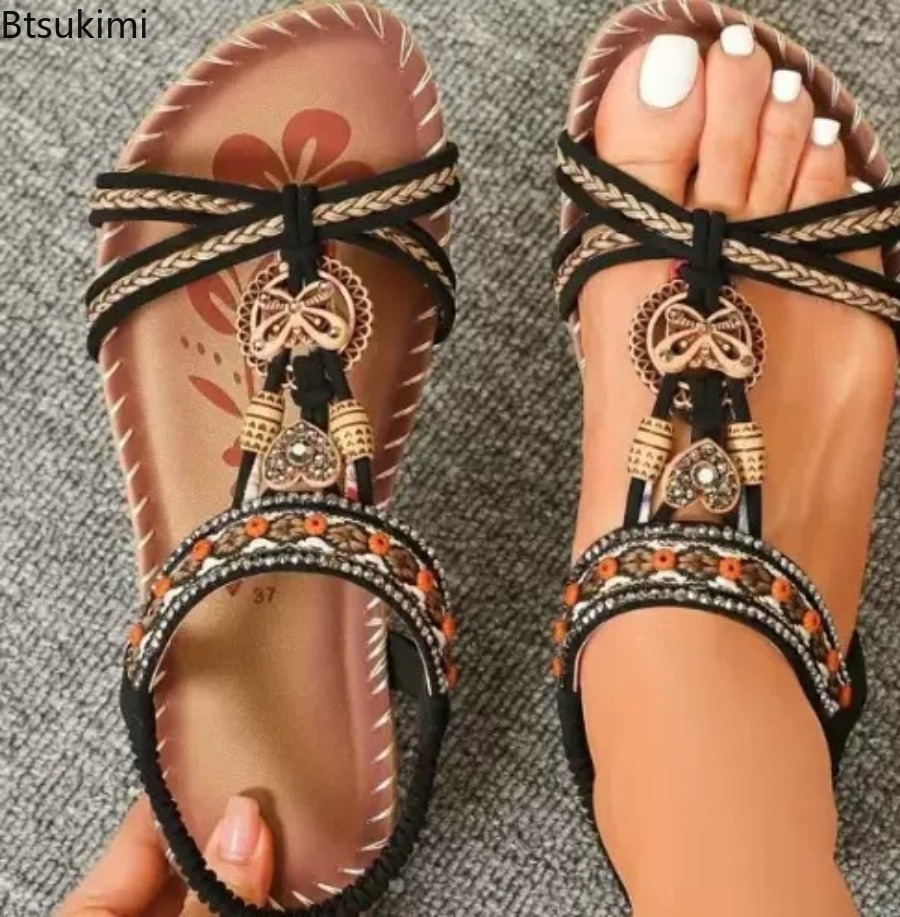 Sandálias Boêmias Femininas pa - The Ethnic Fashion avaliação e preço