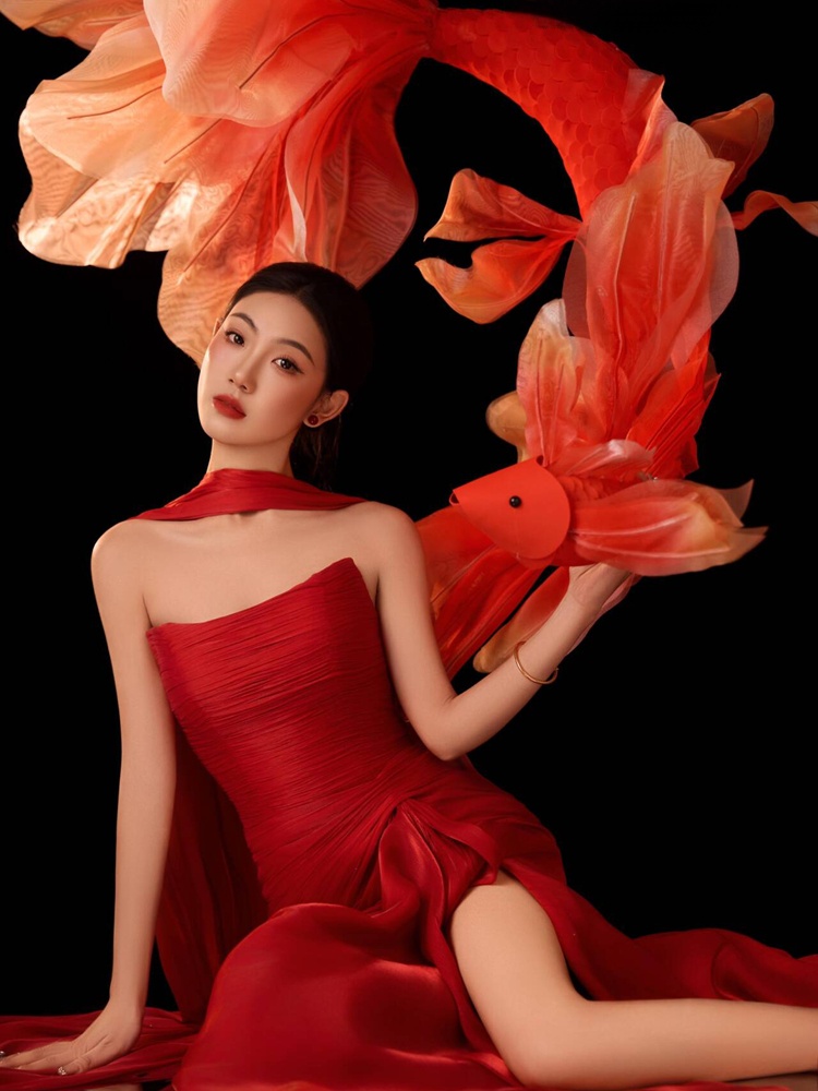 Vestido Tradicional Chinês de  - Ethnic Fashion Studio avaliação e preço