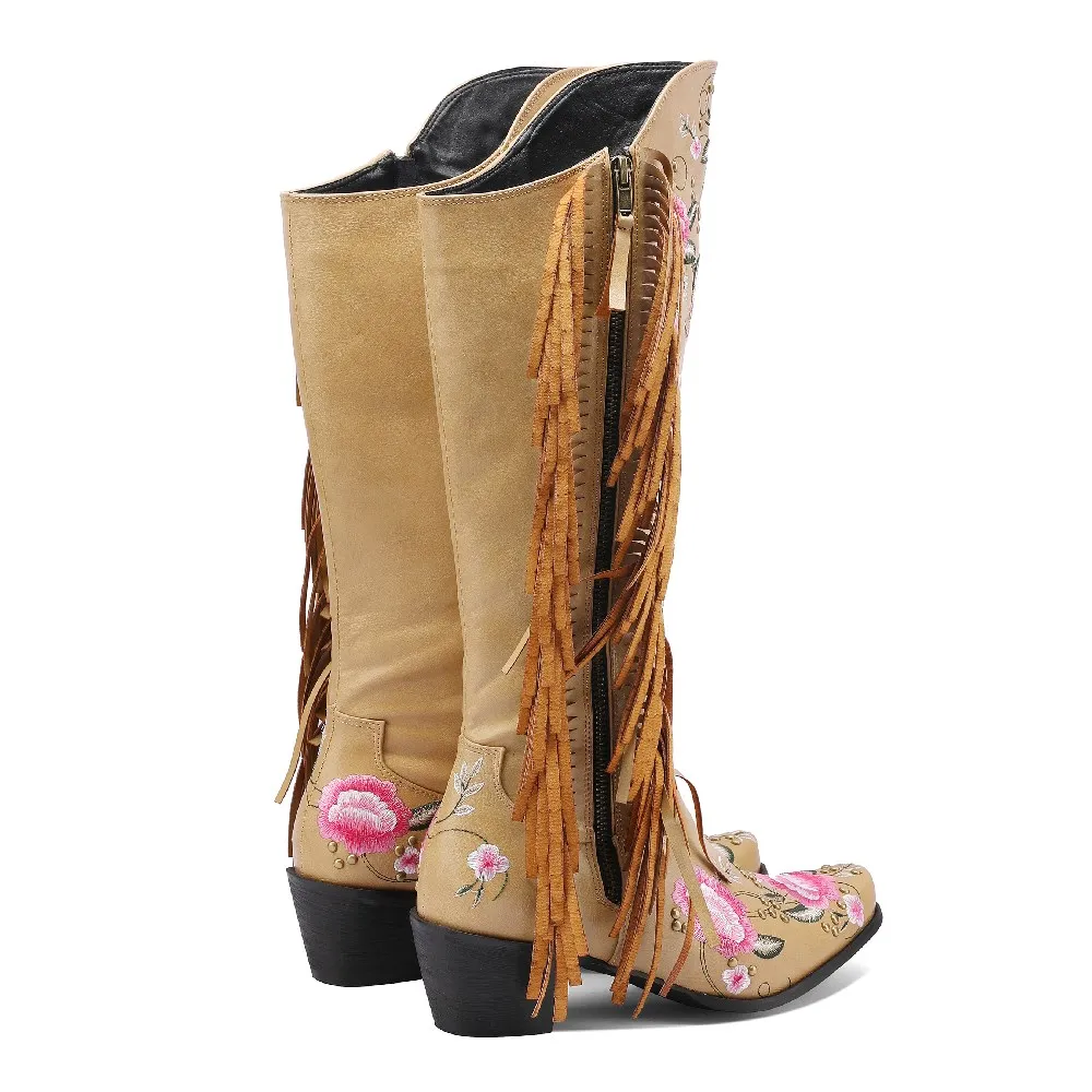 Moda bordado flor ocidental jo - The Ethnic Fashion avaliação e preço