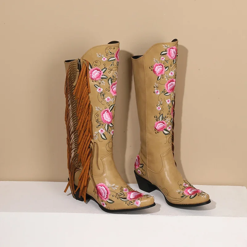 Moda bordado flor ocidental jo - The Ethnic Fashion avaliação e preço