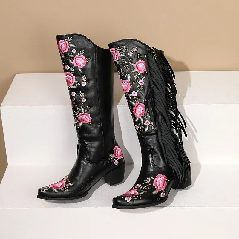 Moda bordado flor ocidental jo - The Ethnic Fashion avaliação e preço