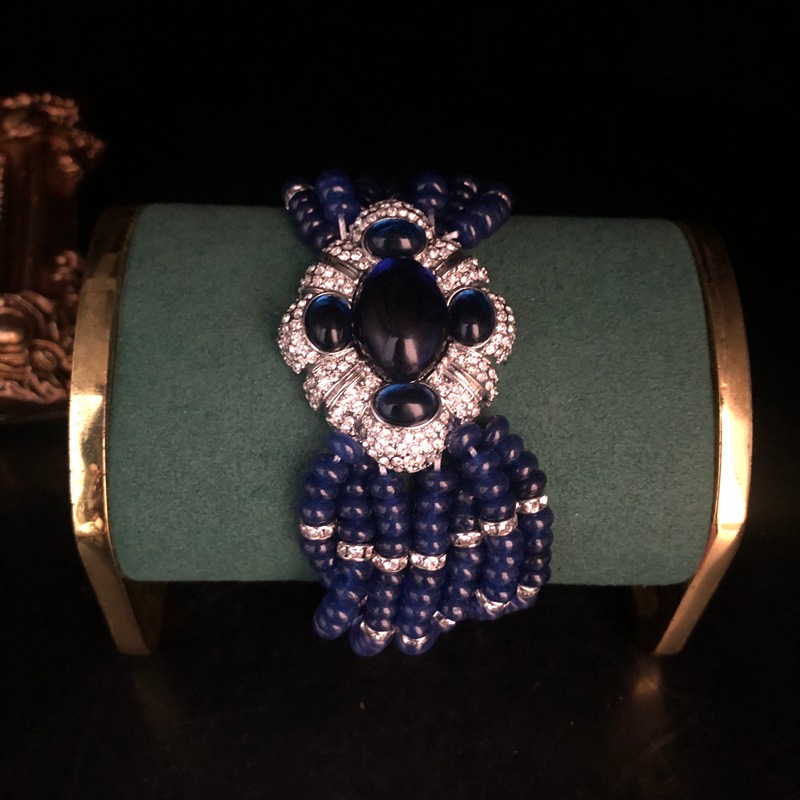 Nova Pulseira de Contas de Vid - Ethnic Fashion Runway avaliação e preço