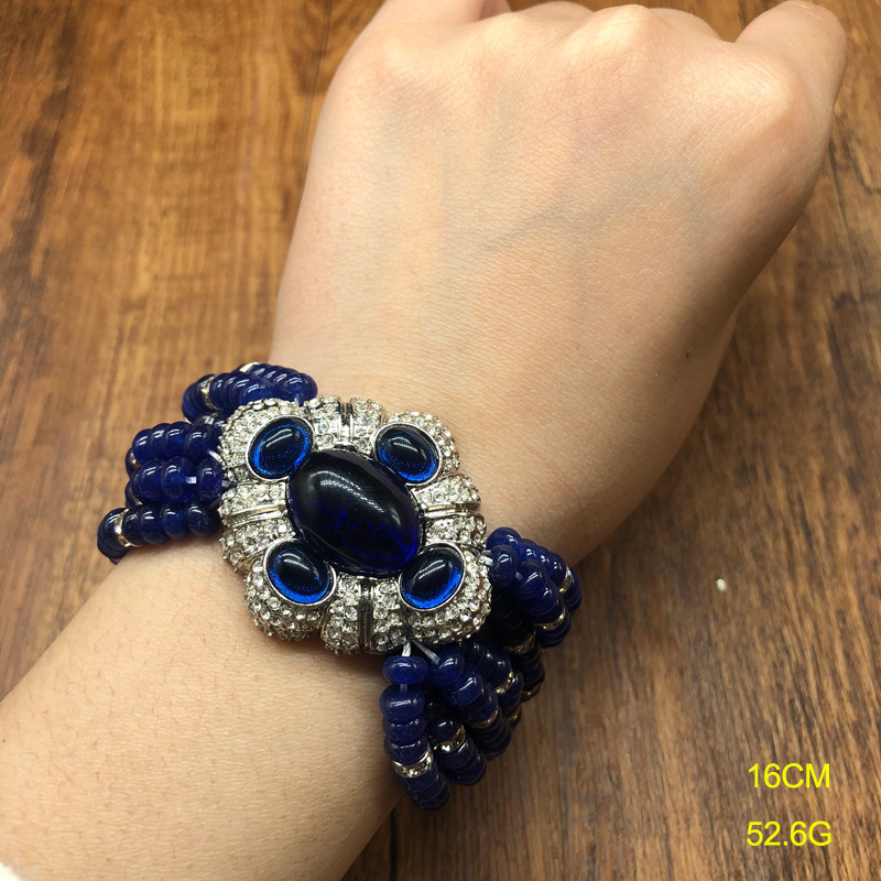 Nova Pulseira de Contas de Vid - Ethnic Fashion Runway avaliação e preço