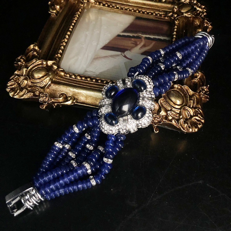 Nova Pulseira de Contas de Vid - Ethnic Fashion Runway avaliação e preço